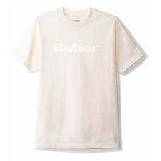 Camiseta Manga Corta Butter Goods Wordmark Bone